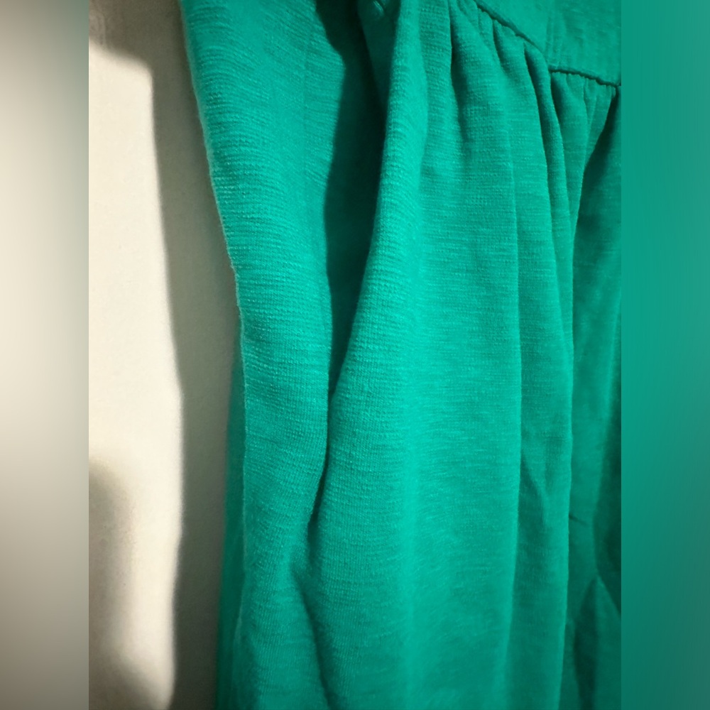 J. Crew Daybreak sleeveless dress pockets emerald green size S - Picture 2 of 7